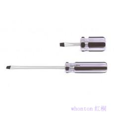 一字彩條柄螺絲刀