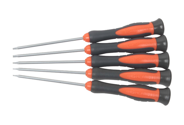 5件套花型膠柄螺絲批電訊電子套裝