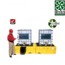 IBC盛漏托盤|UltraTech盛漏托盤_IBC雙集裝桶盛漏托盤1140/1144