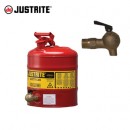 安全罐|Justrite帶龍頭安全罐_19L安全架式分裝罐7150140