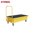 鋼制盛漏托盤|Sysbel鋼制盛漏托盤_2桶型可移動鋼制盛漏托盤SPM222
