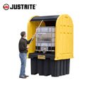 室外集裝桶盛漏托盤|Justrite盛漏托盤_IBC盛漏托盤28677