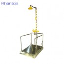 洗眼器|不銹鋼洗眼器_不銹鋼護欄型洗眼器BD-550