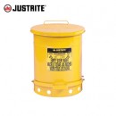 油漬廢品罐|Justrite油漬廢品罐_黃色油漬廢品罐