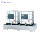 IBC盛漏托盤|IBC鋼制盛漏托盤_whonton雙桶鋼制IBC盛漏托盤WHS010