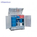 戶外盛漏柜|whonton鋼制戶外盛漏柜_雙桶戶外盛漏柜WHS002F