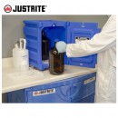 化學品存儲柜|Justrite安全柜_4加侖藍色聚乙烯安全柜24080