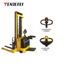 堆高車|泰得力堆高車_寬支腿型三級門架全電動堆高車BKW1550