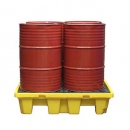 TWK托盤|TWK盛漏托盤_四桶防泄漏帶內置排液托盤TWK-2402