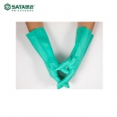 SATA手套|世達手套_丁腈植絨里防化手套SF0402